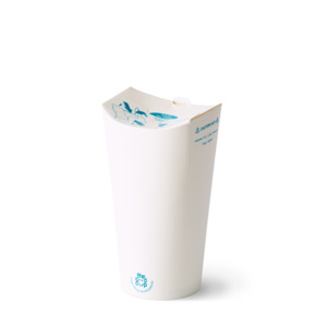 The Good Cup: 16oz White Kraft The Good Cup - 800/Ctn