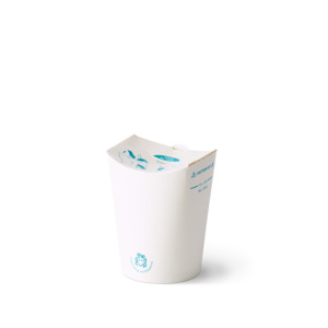The Good Cup: 8oz White Kraft The Good Cup - 1000/Ctn