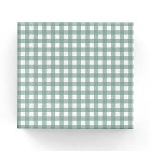 Gingham Check on Matte Wrap Rivergum