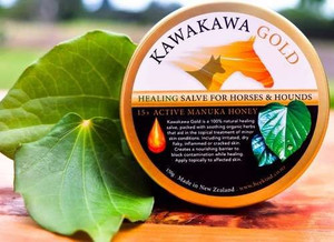 Products: Kawakawa Gold with Active Manuka Honey for Horses & Hounds