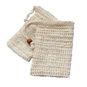 Products: Natural Soap Saver Bag (Cotton/Linen)