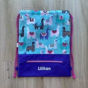 Llama Drama, Personalised Swim Bag - Collections – bee Moore