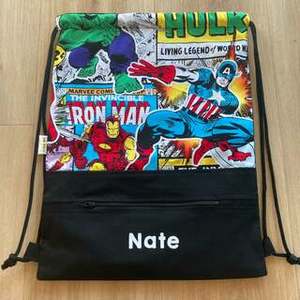 Products: Marvel, Personalised Swim Bag - Collections – bee Moore