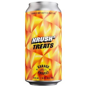 Unclassified: Garage Project Certify Fresh Krush Treats Double Dry Hopped Hazy IPA 440mL