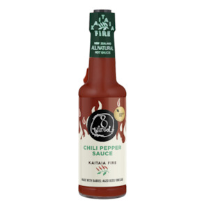 Unclassified: 8 Wired x Kaitaia Fire Chili Pepper Sauce 150mL