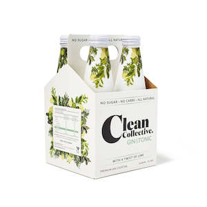 Spirits: Clean Collective Gin & Tonic 4x300mL