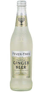 Spirits: Fever Tree Premium Ginger Beer 4x200ml