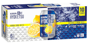 Ready To Drink: Kirin Hyoketsu Vodka Lemon 10x330mL