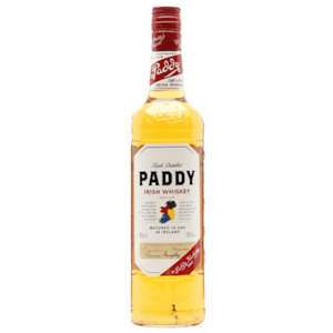 Whiskey: Paddy Irish Whiskey 700mL