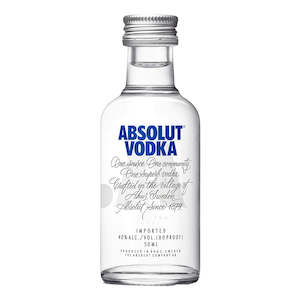 Vodka: Absolut Vodka Pure 50mL