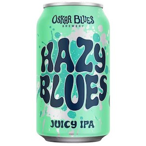 Beer: Oskar Blues Hazy Blues Juicy IPA 355mL