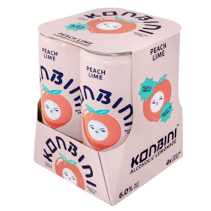 Garage Project Konbini Peach & Lime 4x250mL