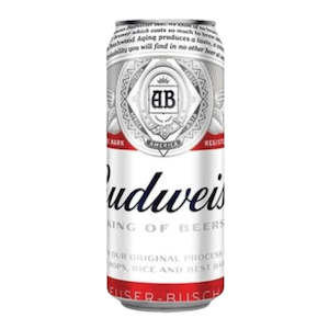 Beer: Budweiser 6x500mL