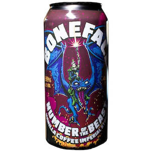 Boneface Brewery Of The Month: Boneface 'Number Of The Beast' Vanilla Coffee Imperial Stout 440mL