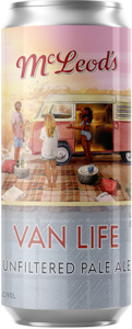 Mcleods Brewery Of The Month: Mcleod's Van Life Unfiltered Pale Ale 440mL