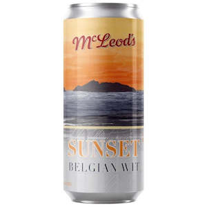 Mcleods Brewery Of The Month: Mcleod's Sunset Belgian Wit 440mL