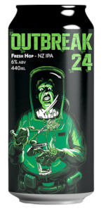 Double Vision Outbreak 24 Fresh Hop NZ IPA 440mL