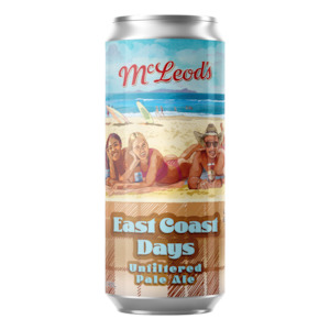 Mcleod's East Coast Days Unfiltered Pale Ale 440mL