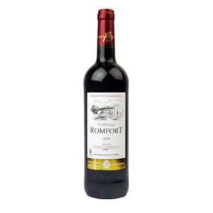 Nz Merlot: Chateau Romfort Blaye Cotes du Bordeaux 2020