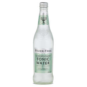 Non Alcoholic Mixers: Fever Tree Elderflower Tonic 500ml
