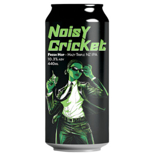Double Vision Noisy Cricket Fresh Hop Triple Hazy IPA 440mL