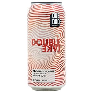 One Drop Brewing Strawberry & Cream Double Fruited Imperial Sour 440mL