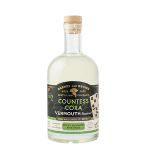 Non Alcoholic Mixers: Barnes & Brown Non Alcoholic Countess Cora Vermouth 700mL