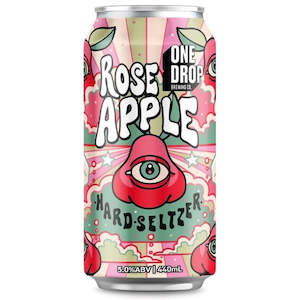 One Drop Brewing Rose Apple Hard Seltzer 440mL