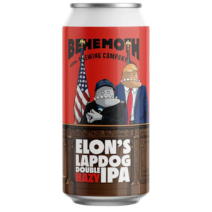 Behemoth Elon's Lapdog Double Hazy IPA 440mL