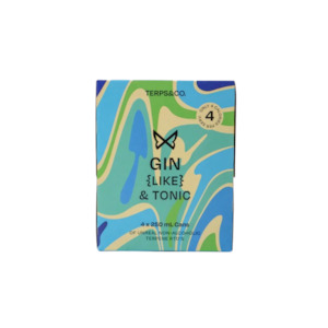 Non Alcoholic Mixers: Terps & Co. Gin-Like & Tonic 4pk