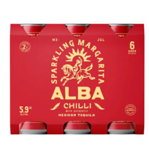 Ready To Drink: Alba Chilli Sparkling Margarita 6x250mL