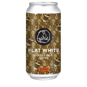 8 Wired Brewing: 8 Wired Flat White Stout 440mL