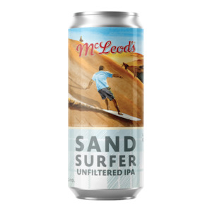 Mcleods Brewery Of The Month: Mcleod's Sand Surfer Unfiltered IPA 440mL