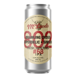 McLeod's 802 #68 Fresh Unfiltered IPA 440mL