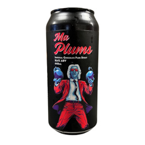 Double Vision Ma Plums Imperial Chocolate Plum Stout 440mL