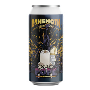 Beer Brand: Behemoth Pope Black Smoked Imperial Stout 440mL