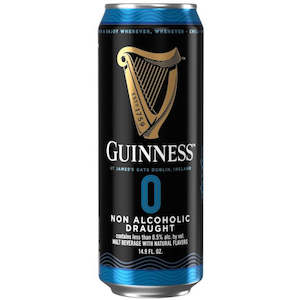 Guinness 0.0% Non Alcoholic Stout 440mL