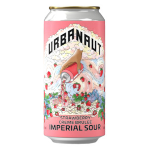 Urbanaut Brewery Of The Month November 2020: Urbanaut Strawberry Creme Brulee ImperialSour 440mL