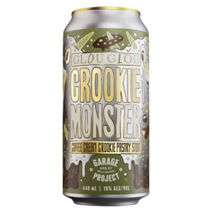 Garage Project Brewery Of The Month: Garage Project Crookie Monster Coffee Cream Crookie Pastry Stout 440mL