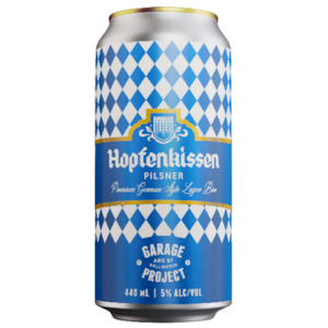 Garage Project Brewery Of The Month: Garage Project Hopfenkissen Pilsner 440mL