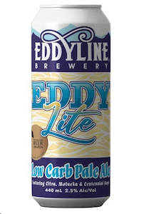 Eddyline Brewery Of The Month: Eddyline Eddy Lite Low Carb Pale Ale 440mL