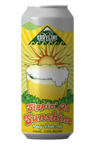 Eddyline Sippin On Sunshine Hazy Pale Ale 440mL