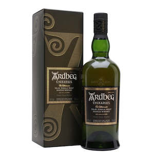 Ardbeg Whisky: Ardbeg Uigeadail Single Malt 700mL