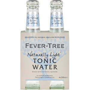 Tonic: Fever Tree Naturally Light Tonic 4x200mL