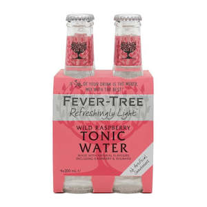 Tonic: Fever Tree Refreshingly Light Raspberry Tonic 4x200mL