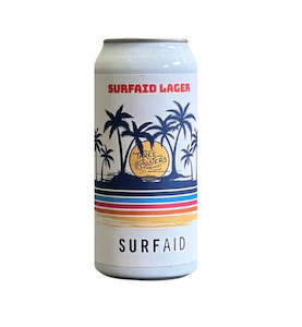 Three Sisters Brewing: Three Sisters x SurfAid Lager 440mL