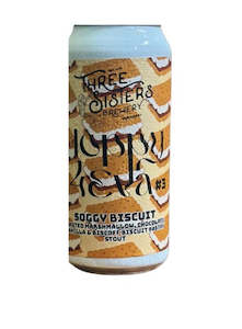 Three Sisters Brewing: Three Sisters Hoppy 4 Eva #3 Soggy Biscuit Marshmellow Stout 440mL