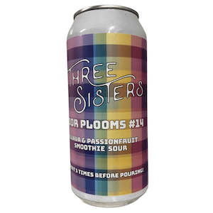Three Sisters Brewing: Three Sisters Soor Plooms #14 Passionfruit & Guava Sour 440mL