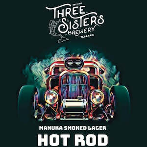 Three Sisters Brewing: Three Sisters Hot Rod Manuka Smoked Lager 500mL