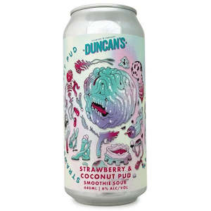 Duncans Brewery Of The Month: Duncan's Strawberry Coconut Pud Smoothie Sour 440mL